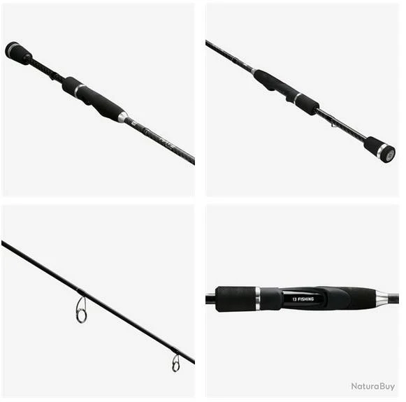 CANNE 13 FISHING FATE BLACK SPIN 2m13 M (medium) 10-30gr 3 CANNE 13 FISHING FATE BLACK SPIN 2m13 M (medium) 10-30gr