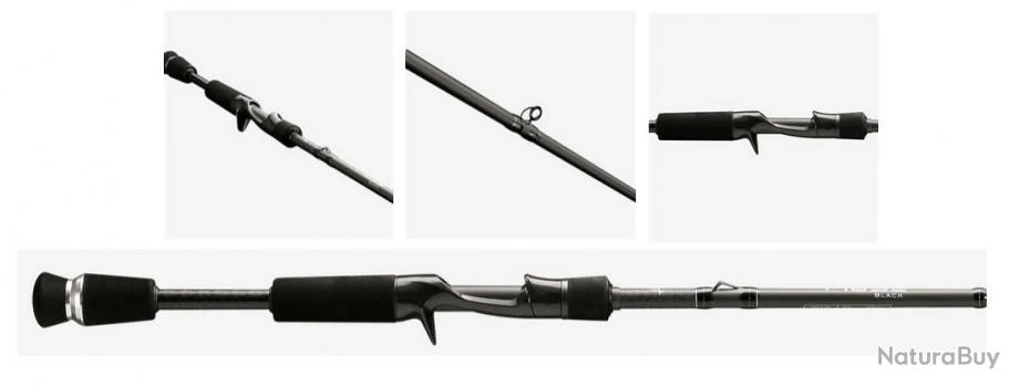 CANNE 13 FISHING MUSE BLACK CAST 2m03 M (medium) 10-30gr 3 CANNE 13 FISHING MUSE BLACK CAST 2m03 M (medium) 10-30gr
