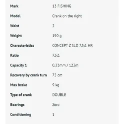 13 Fishing -13 Fishing 13 fishing moulinet baitcasting concept z slide skull cap 1